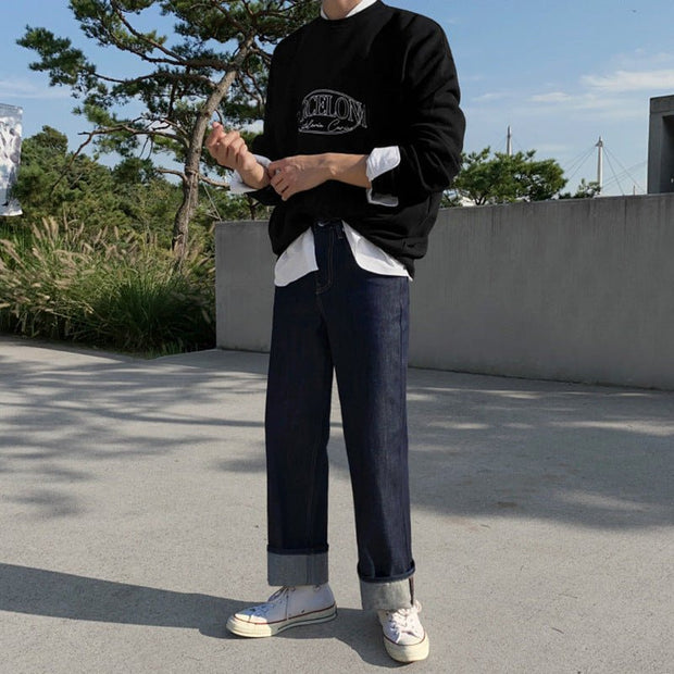 KAMI NO.5251 WIDE STRAIGHT JEANS - STREETS OF KAMI