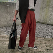 KAMI NO.5265 STRAIGHT FIT TROUSERS - STREETS OF KAMI