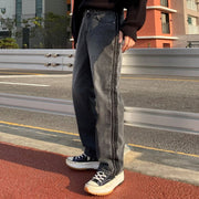 KAMI NO.5272 GREY BAGGY DENIM - STREETS OF KAMI