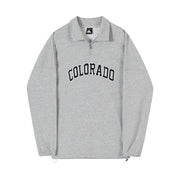 KAMI NO.7301 HALF ZIP-UP COLORADO TURTLENECK SWEATER - STREETS OF KAMI