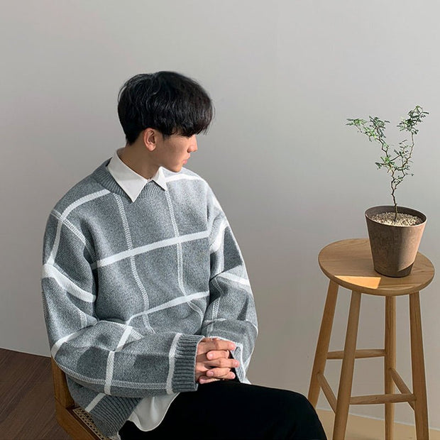 KAMI NO.7302 LINE SWEATER - STREETS OF KAMI