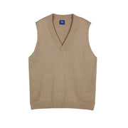 KAMI NO.7313 V-NECK SWEATER VEST - STREETS OF KAMI