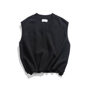 KAMI NO.7316 V-NECK KNITTED VEST - STREETS OF KAMI