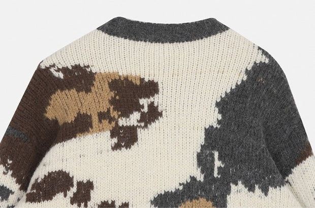 KAMI NO.7320 COWHIDE SWEATER - STREETS OF KAMI