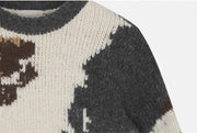 KAMI NO.7320 COWHIDE SWEATER - STREETS OF KAMI