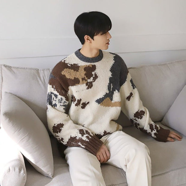 KAMI NO.7320 COWHIDE SWEATER - STREETS OF KAMI