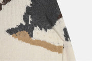 KAMI NO.7320 COWHIDE SWEATER - STREETS OF KAMI