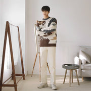 KAMI NO.7320 COWHIDE SWEATER - STREETS OF KAMI