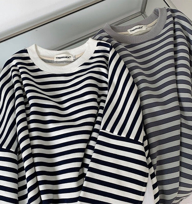 KAMI NO.7324 STRIPE SWEATER - STREETS OF KAMI