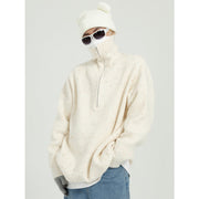 KAMI NO.7335 HALF ZIP SWEATER - STREETS OF KAMI