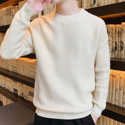 KAMI NO.7337 ROUND NECK SWEATER - STREETS OF KAMI