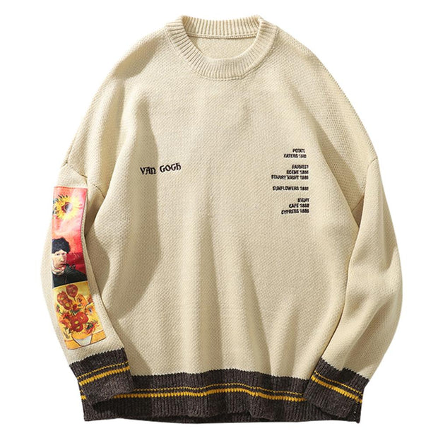 KAMI NO.7343 PATCHWORK SWEATER - STREETS OF KAMI