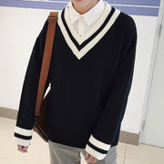 KAMI NO.7348 V NECK SWEATER - STREETS OF KAMI