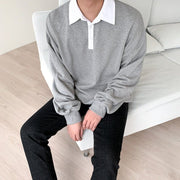 KAMI NO.7353 WHITE COLLAR LONGSLEEVE - STREETS OF KAMI