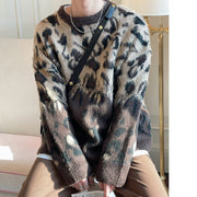 KAMI NO.7354 LEOPARD PRINT SWEATER - STREETS OF KAMI