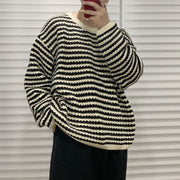 KAMI NO.7369 STRIPED SWEATER - STREETS OF KAMI