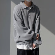 KAMI NO.7370 POLO SWEATER - STREETS OF KAMI