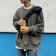 KAMI NO.7383 OVERSIZE CREWNECK - STREETS OF KAMI