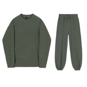 KAMI NO.7386 GREEN SWEATSHIRT SET - STREETS OF KAMI