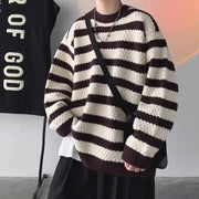 KAMI NO.7390 STRIPED SWEATER - STREETS OF KAMI