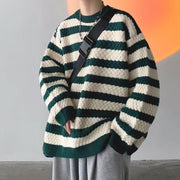 KAMI NO.7390 STRIPED SWEATER - STREETS OF KAMI