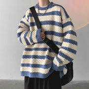 KAMI NO.7390 STRIPED SWEATER - STREETS OF KAMI