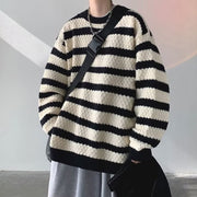 KAMI NO.7390 STRIPED SWEATER - STREETS OF KAMI