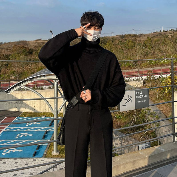 KAMI NO.7421 TURTLENECK SWEATER - STREETS OF KAMI