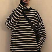 KAMI NO.7423 STRIPED SWEATER - STREETS OF KAMI