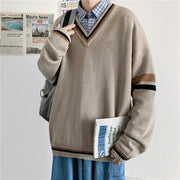 KAMI NO.7426 COLORBLOCK SWEATER - STREETS OF KAMI