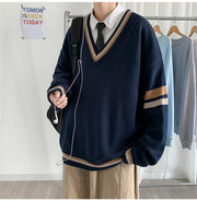 KAMI NO.7426 COLORBLOCK SWEATER - STREETS OF KAMI