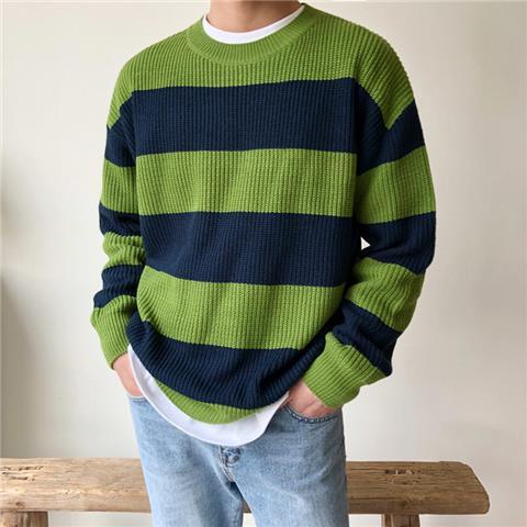 KAMI NO.7427 STRIPED SWEATER - STREETS OF KAMI