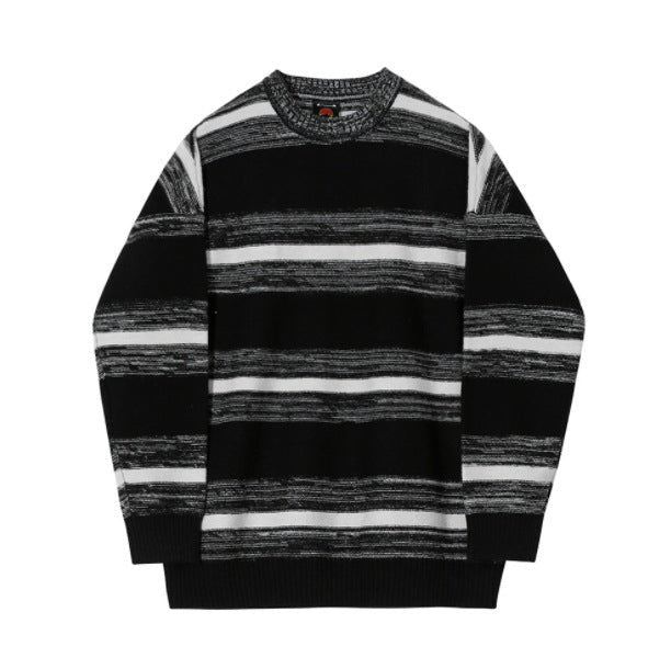 KAMI NO.7430 STRIPED SWEATER - STREETS OF KAMI