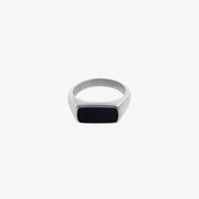 KAMI STYLE BLACK GEM RING - STREETS OF KAMI