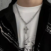 KAMI STYLE CROSS CHAIN NECKLACE - STREETS OF KAMI