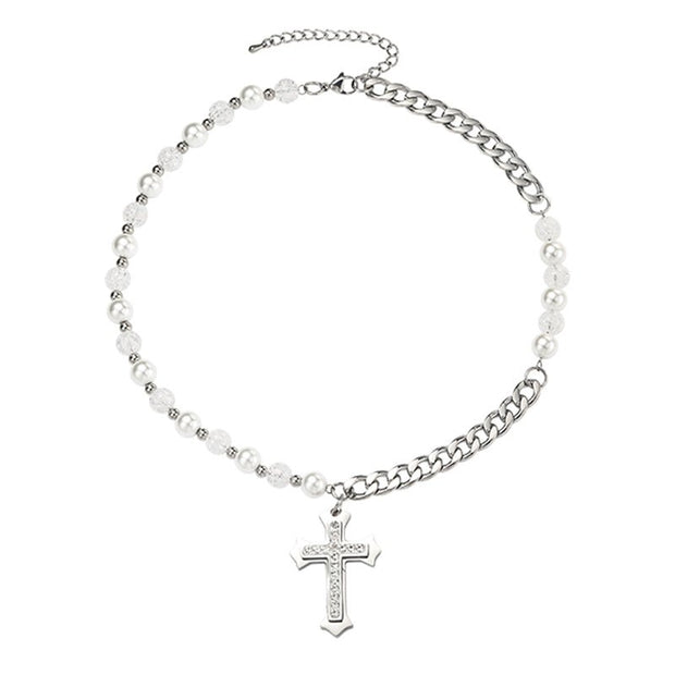 KAMI STYLE CROSS NECKLACE - STREETS OF KAMI