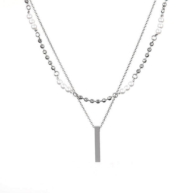 KAMI STYLE DOUBLE LAYER PENDANT NECKLACE - STREETS OF KAMI