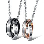 KAMI STYLE DOUBLE RING NECKLACE - STREETS OF KAMI