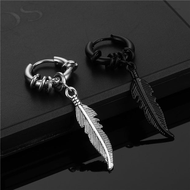 KAMI STYLE FEATHER EARRINGS - STREETS OF KAMI