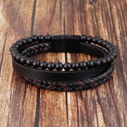 KAMI STYLE LEATHER BRACELET - STREETS OF KAMI