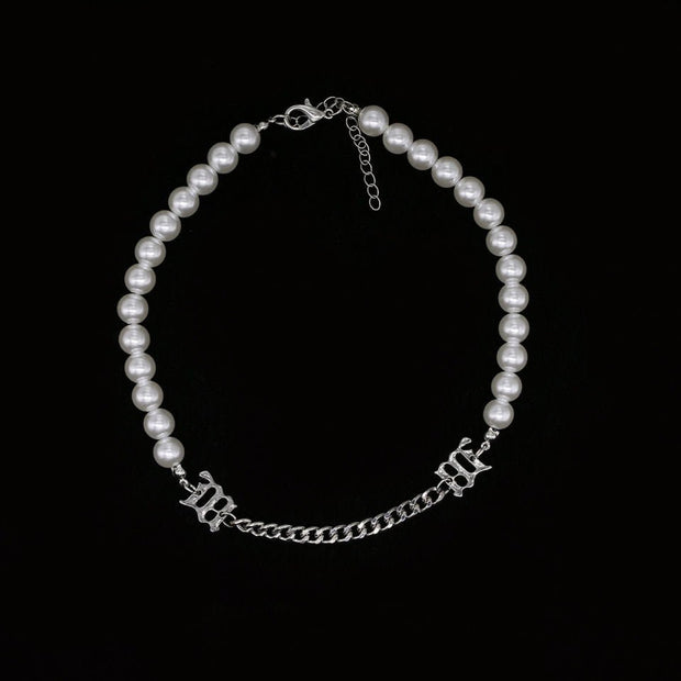 KAMI STYLE PEARL CHAIN NECKLACE - STREETS OF KAMI