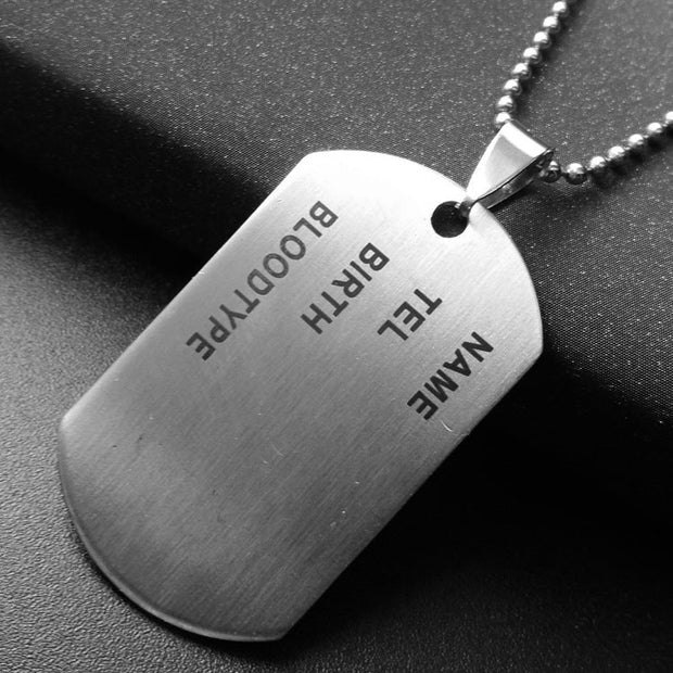KAMI STYLE TAG NECKLACE
